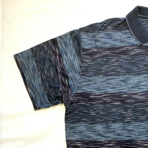 IZOD Polo Shirt Mens Large L Double Mercerized Short Sleeve Cotton Heather - Picture 7 of 11